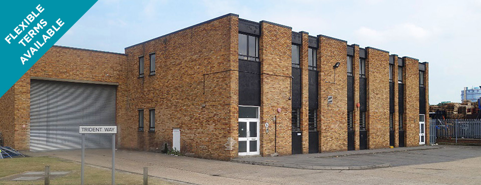 Loading bay of distribution unit in Ealing